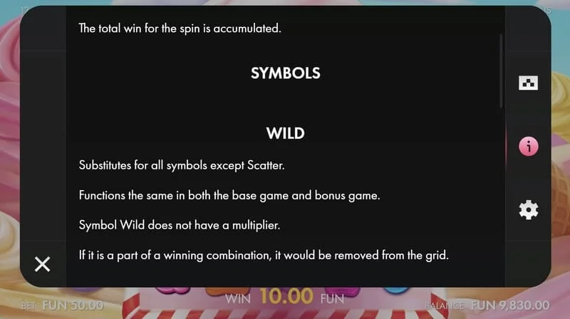 Sugar Wins - slotens søde symboler